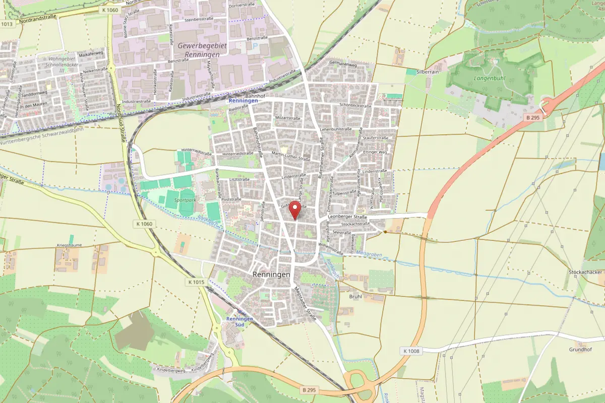 Karte – Standort HV Connect in Renningen